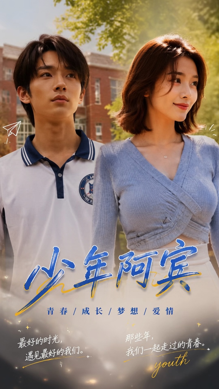 少年阿宾 真人版海报